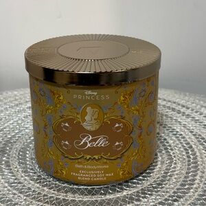 BBW Disney Belle 3 Wick Scented Candle NWT